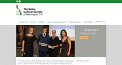 Desktop Screenshot of italianculturalsociety.org